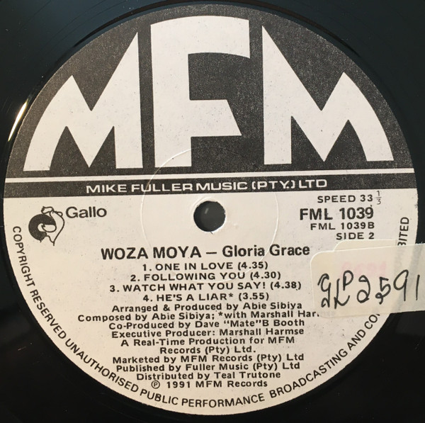 Gloria Grace - Woza Moya | Mike Fuller Music (Pty.) Ltd. (FML 1039) - 4 Gloria Grace - Woza Moya | Mike Fuller Music (Pty.) Ltd. (FML 1039) - 4