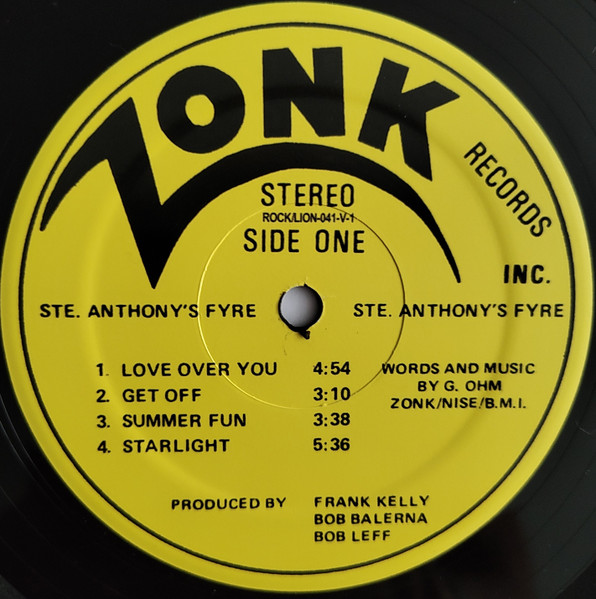 Sainte Anthony's Fyre - Sainte Anthony's Fyre | Vintage (ROCK/LION-041-V-1) - 3