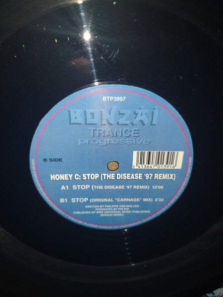 Honey C - Stop (The Disease '97 Remix) | Bonzai Trance Progressive (BTP3997)