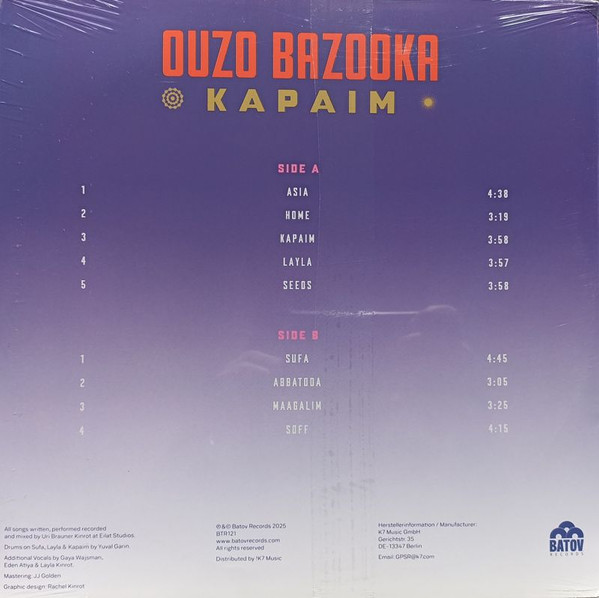 Ouzo Bazooka - Kapaim | Batov Records (BTR121) - 2 Ouzo Bazooka - Kapaim | Batov Records (BTR121) - 2