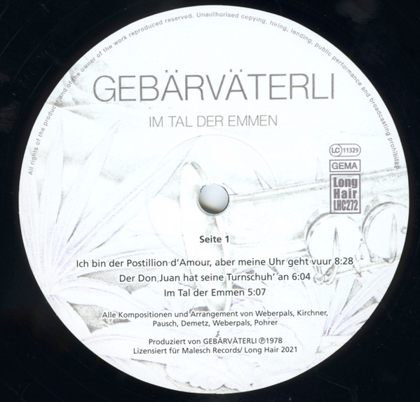 Gebärväterli - Im Tal Der Emmen | Long Hair (LHC272) - 3 Gebärväterli - Im Tal Der Emmen | Long Hair (LHC272) - 3