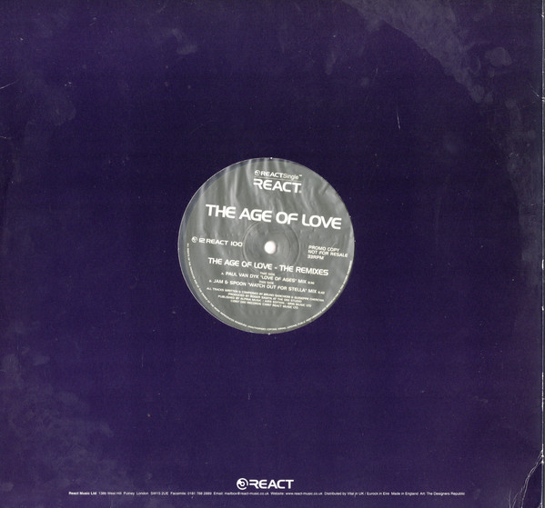 Age Of Love - The Age Of Love (The Remixes) | React (12 REACT 100) - 3