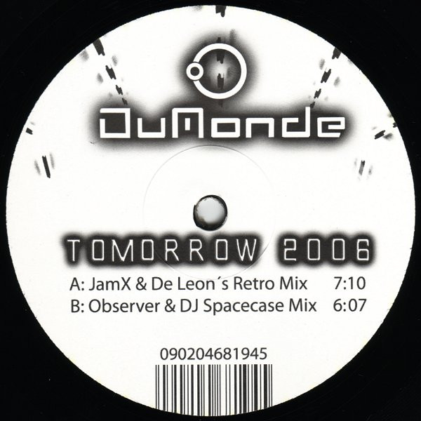 DuMonde - Tomorrow 2006 | Fate Recordings (F8T 021-12) - 4