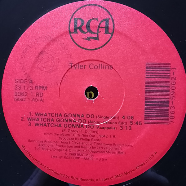 Tyler Collins - Whatcha Gonna Do | RCA (9062-1-RD) - 2