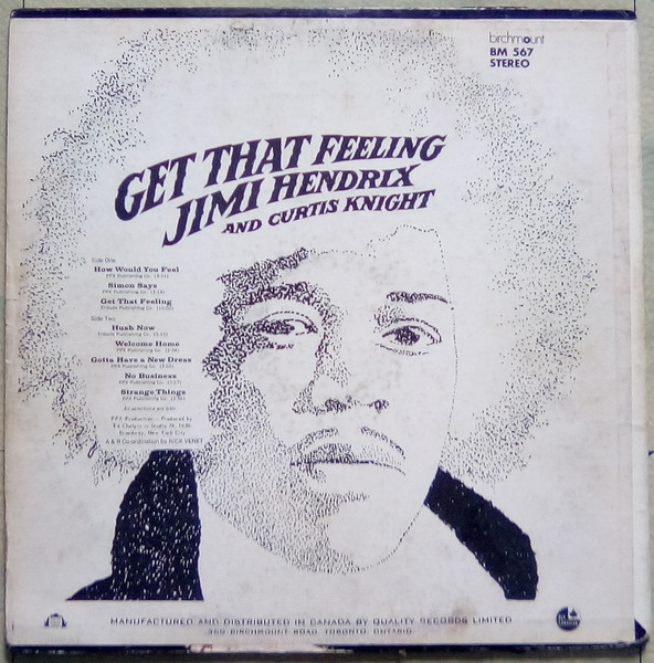 Jimi Hendrix And Curtis Knight - Get That Feeling | Birchmount (BM 567) - 2