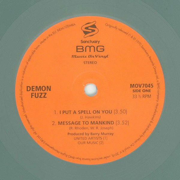 Demon Fuzz - I Put A Spell On You / Message To Mankind / Fuzz Oriental Blues | Music On Vinyl (MOV7045) - 4