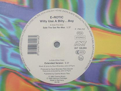 E-Rotic - Willy Use A Billy... Boy | Blow Up (INT 128.060) - 3