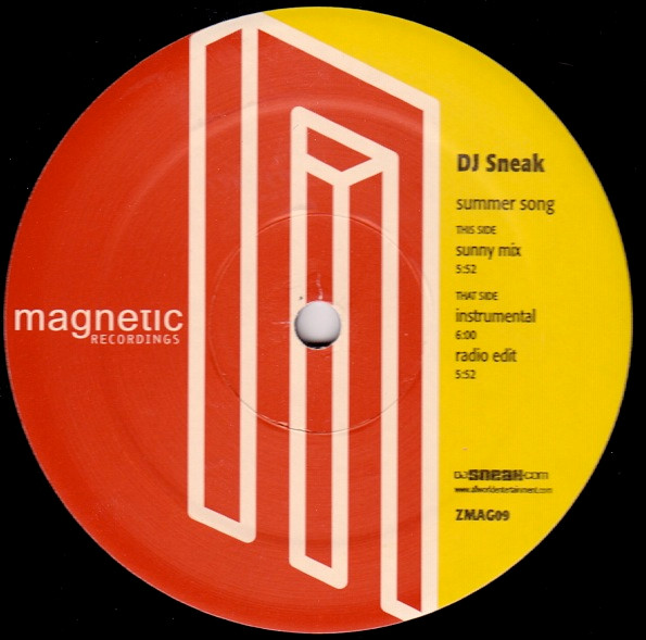 DJ Sneak - Summer Song | Magnetic Recordings (ZMAG09) - 2