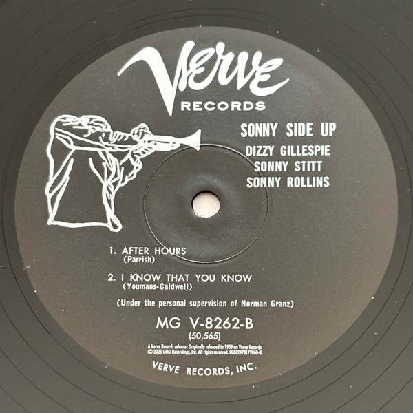 Dizzy Gillespie , Sonny Stitt , Sonny Rollins - Sonny Side Up [Vinyl] | Verve Records (00602478179860) - 4