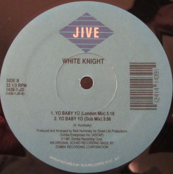 White Knight - Yo Baby Yo | Jive (1439-1-JD) - 2 White Knight - Yo Baby Yo | Jive (1439-1-JD) - 2