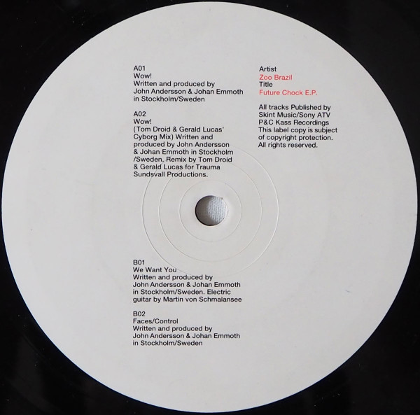 Zoo Brazil - Future Chock E.P. | Kass Recordings (Kass 05) - 2