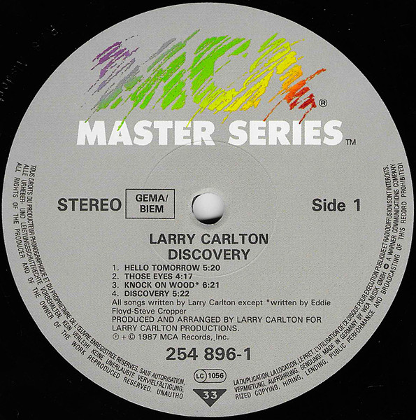 Larry Carlton - Discovery | MCA Records (254 896-1) - 3