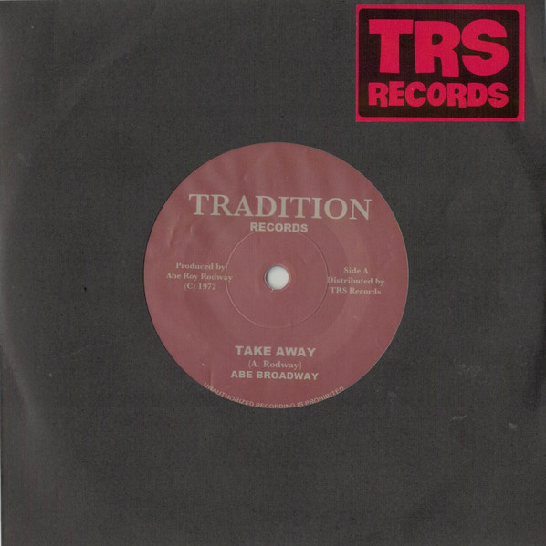 Abe Broadway - Take Away | Tradition Records (TRS-TRAD-1) - 3