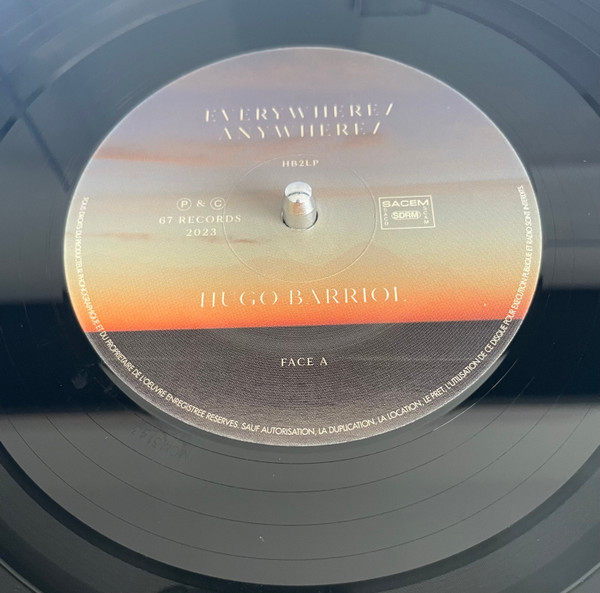 Hugo Barriol - Everywhere / Anywhere / | 67 Records (HB2LP)
