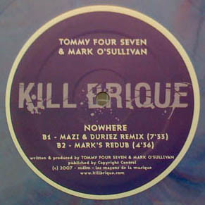 Tommy Four Seven & Mark O'Sullivan - Nowhere | Kill Brique (KBR12) - main