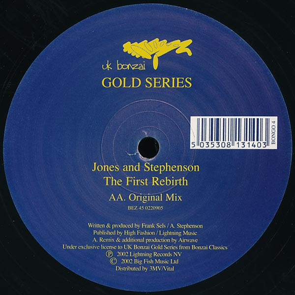 Jones & Stephenson - The First Rebirth | UK Bonzai (BONGO 4) - 2