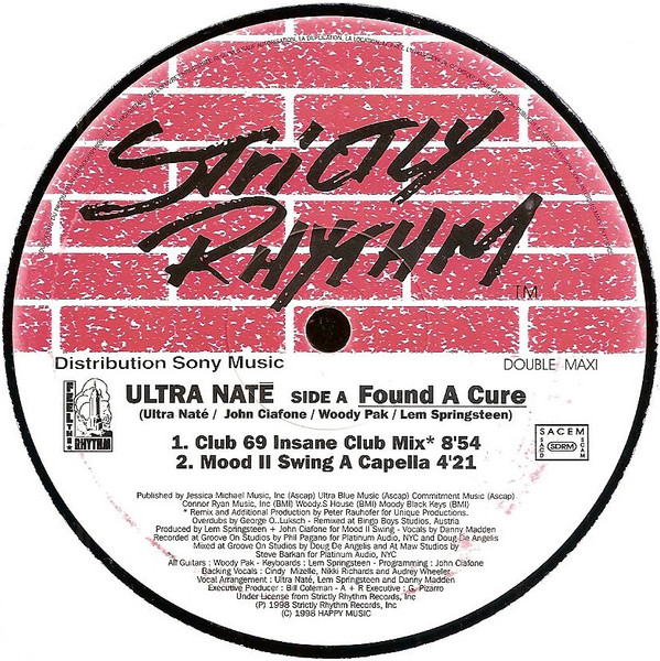 Ultra Naté - Found A Cure (Remixes) | Feel The Rhythm (FTR 4003-8) - 3 Ultra Naté - Found A Cure (Remixes) | Feel The Rhythm (FTR 4003-8) - 3