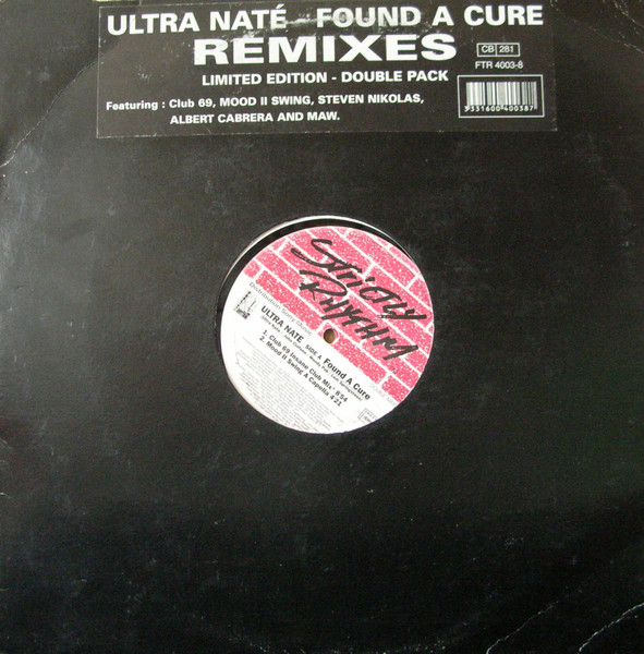 Ultra Naté - Found A Cure (Remixes) | Feel The Rhythm (FTR 4003-8)