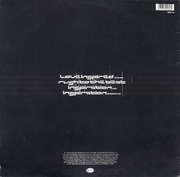 Tuff Little Unit - Inspiration | Warp Records (WAP 16) - 4 Tuff Little Unit - Inspiration | Warp Records (WAP 16) - 4