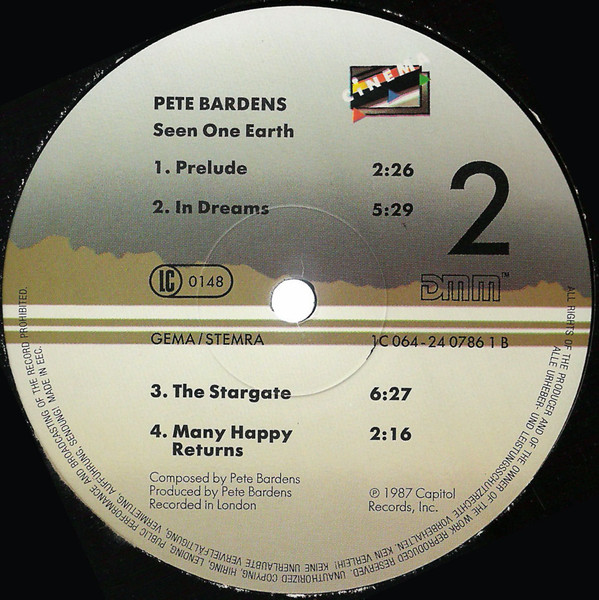 Peter Bardens - Seen One Earth | Cinema (1C 064-24 0786 1) - 4