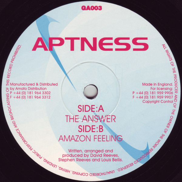 Aptness - The Answer | good:as (GA003) - 2