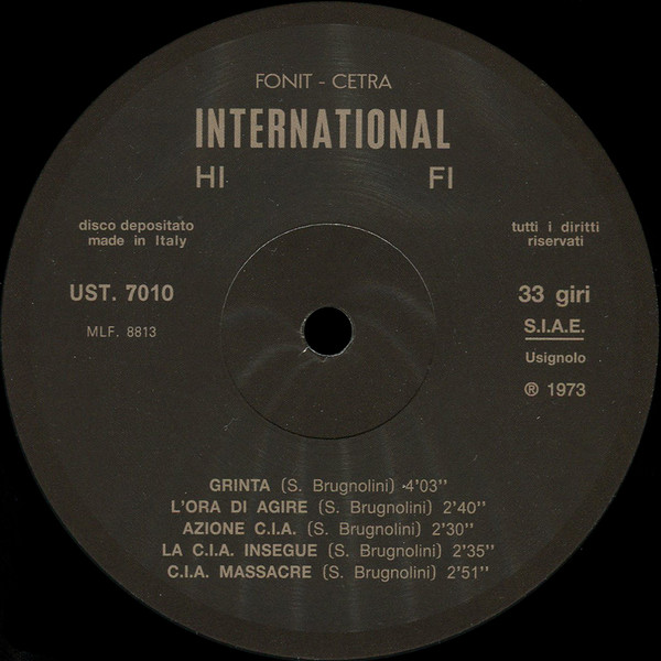 Sandro Brugnolini , Giorgio Carnini - UST 7010 - Beat Drammatico Underground Pop Elettronico | Schema (SCEB954LP) - 3