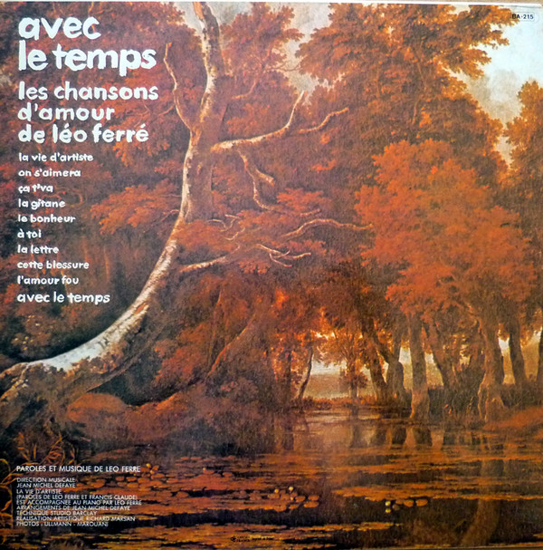 Léo Ferré - Avec Le Temps | Barclay (90 362)