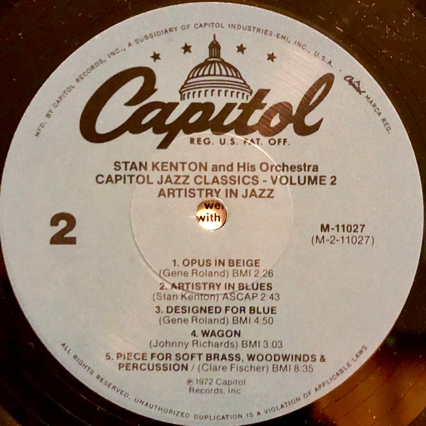 Stan Kenton And His Orchestra - Artistry In Jazz | Capitol Records (M 11027) - 4