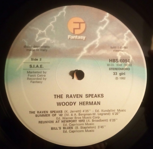 Woody Herman - The Raven Speaks | Fantasy (HBS 6094) - 4