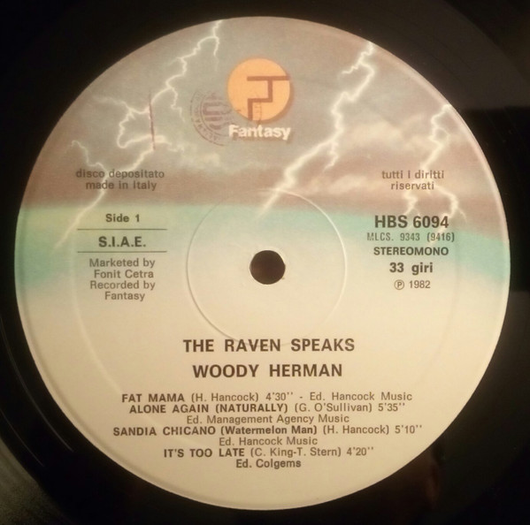 Woody Herman - The Raven Speaks | Fantasy (HBS 6094) - 3