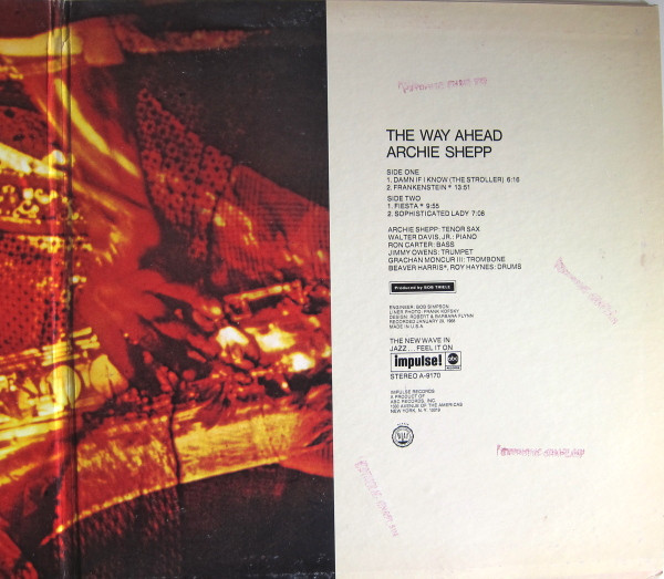 Archie Shepp - The Way Ahead | Impulse! (A-9170) - 3
