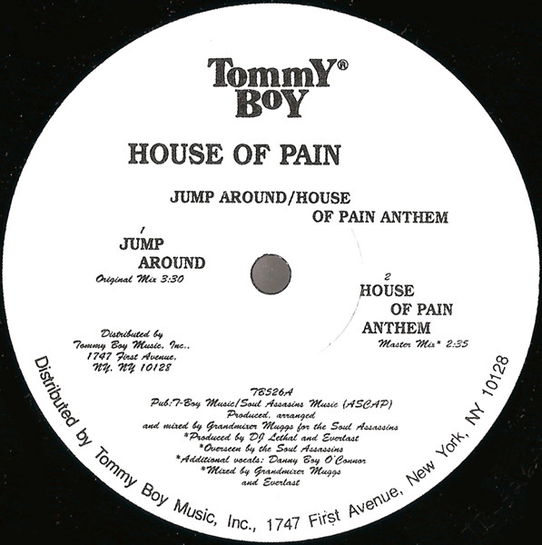 House Of Pain - Jump Around / House Of Pain Anthem | Tommy Boy (TB 526)