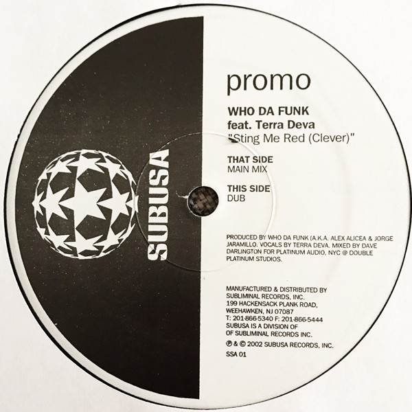 Who Da Funk Feat. Terra Deva - Sting Me Red (Clever) | Subusa (SSA 01)