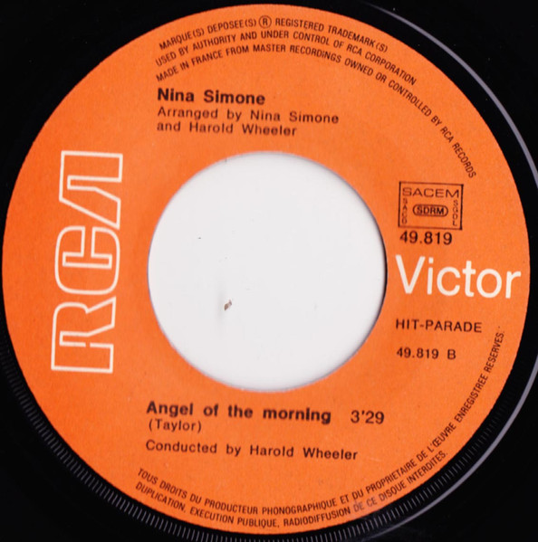 Nina Simone - My Way = Comme D'habitude | RCA Victor (49 819) - 4 Nina Simone - My Way = Comme D'habitude | RCA Victor (49 819) - 4