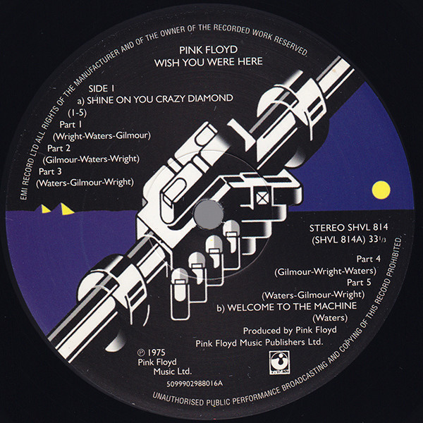 Pink Floyd - Wish You Were Here (Reissue 2011) [Vinyl] | Harvest (SHVL 814) - 4