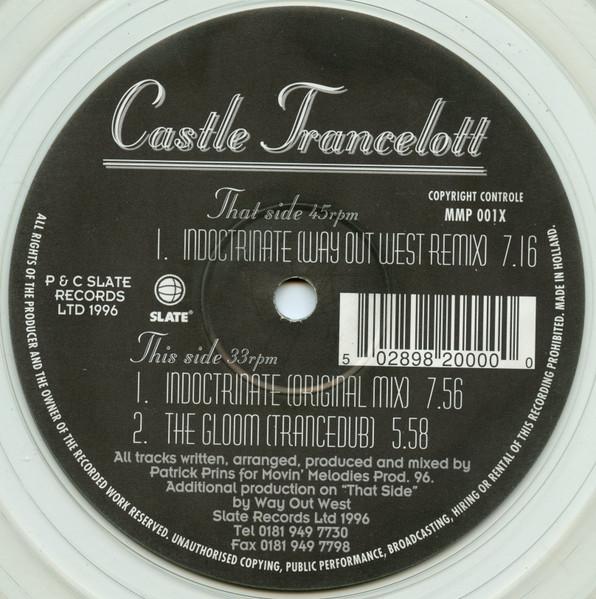 Castle Trancelott - Indoctrinate | Slate (MMP 001X) - 2