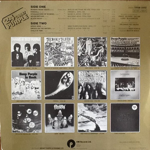 Deep Purple - 24 Carat Purple | Purple Records (TPSM 2002) - 2 Deep Purple - 24 Carat Purple | Purple Records (TPSM 2002) - 2