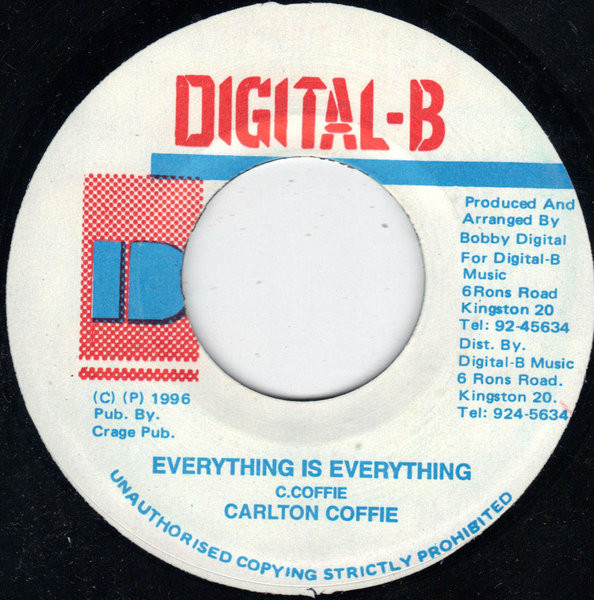 Calton Coffie - Everything Is Everything | Digital-B (none) - main
