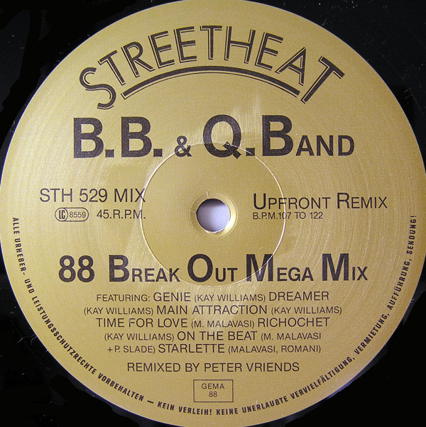 The Brooklyn, Bronx & Queens Band - On The Beat (88 Bronx Mix) / 88 Break Out Mega Mix | Streetheat (STH 529 MIX) - 4
