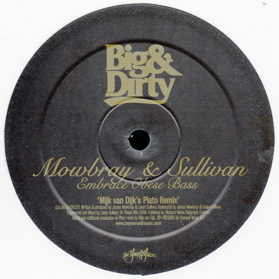 James Mowbray & Leiam Sullivan - Embrace Obese Bass | Big & Dirty (BADR.011) - main