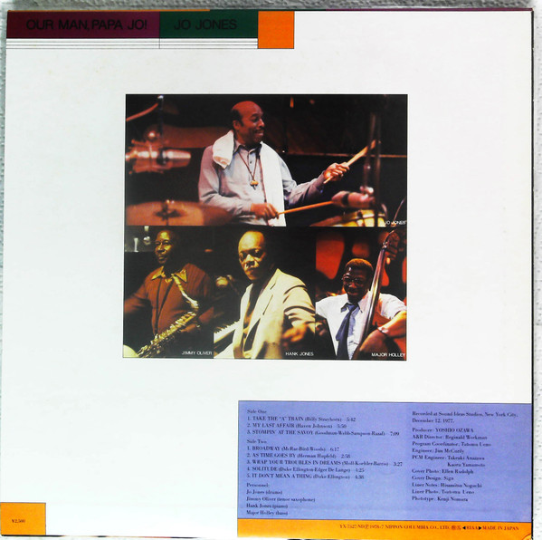 Jo Jones - Our Man, Papa Jo! | Denon (YX-7527-ND) - 2