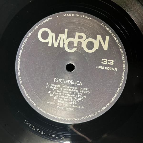 Piero Umiliani - Psichedelica | Schema (SCEB931 LP) - 3