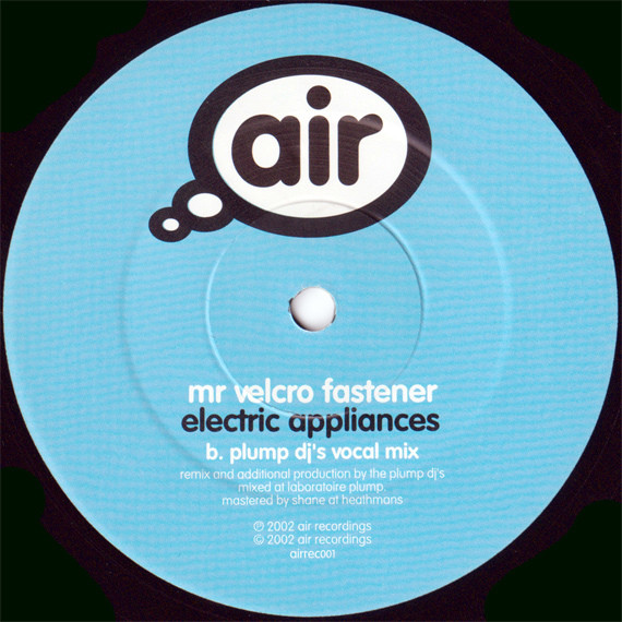 Mr. Velcro Fastener - Electric Appliances | Air Recordings (airrec001) - 2 Mr. Velcro Fastener - Electric Appliances | Air Recordings (airrec001) - 2