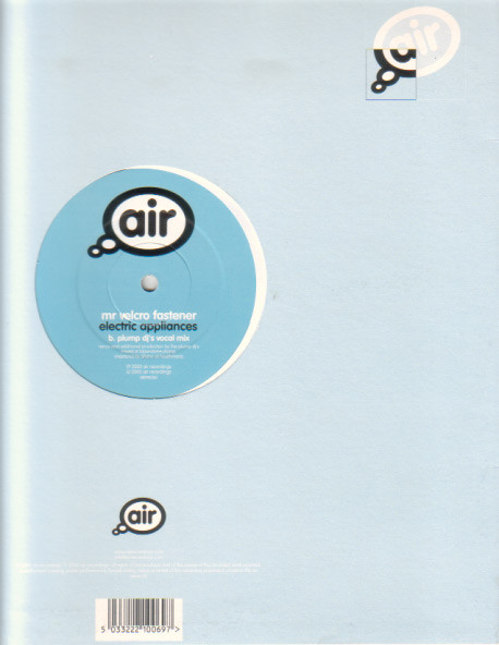Mr. Velcro Fastener - Electric Appliances | Air Recordings (airrec001) - 4 Mr. Velcro Fastener - Electric Appliances | Air Recordings (airrec001) - 4