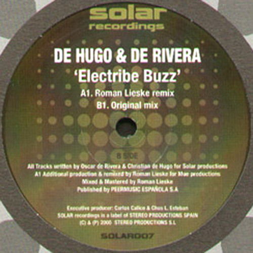 De Hugo & De Rivera - Electribe Buzz | Solar Recordings (SOLAR007)