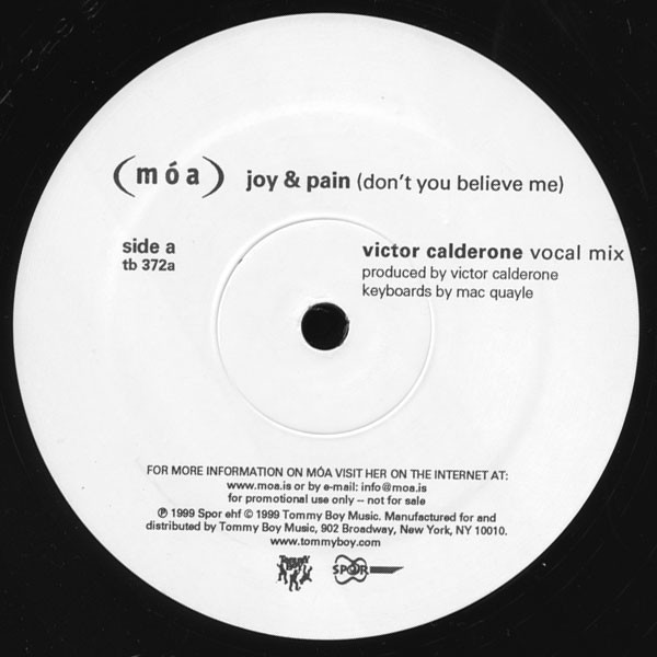 (móa) - Joy & Pain (Don't You Believe Me) | Tommy Boy (TB 372) - main