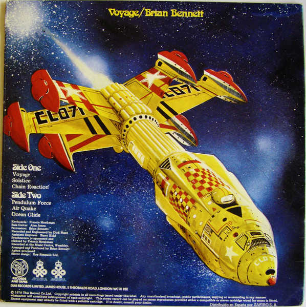 Brian Bennett - Voyage (A Journey Into Discoid Funk) | DJM Records (DJL 7035) - 4