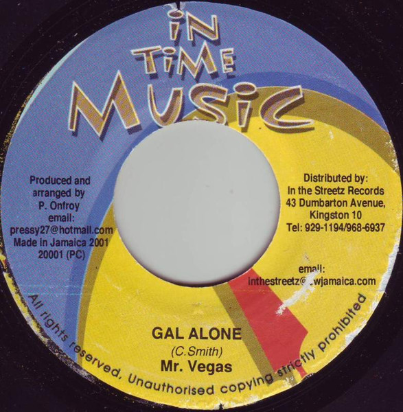 Mr. Vegas - Gal Alone | In Time Music (none)