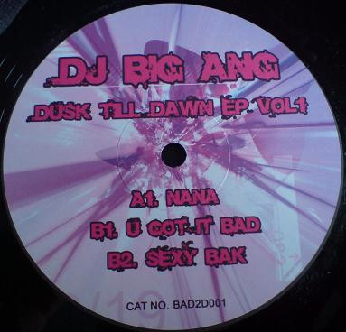 Big Ang - Dusk Till Dawn EP Vol 1 | Not On Label (Big Ang) (BAD2D001) - main