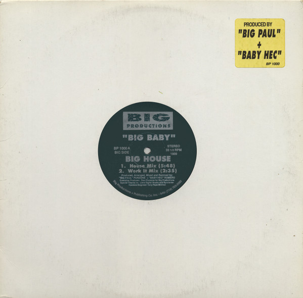 Big Baby - Big House | Big Productions (BP 1000) - 3